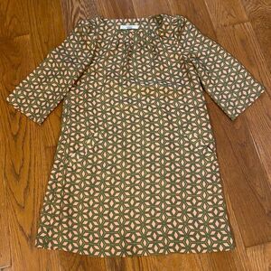 Fossil bubblegum/army green printed dress